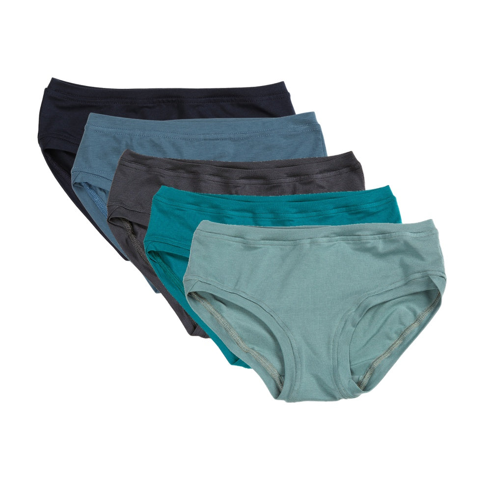 Pack of 5 Low Rise Pants ~ Blues