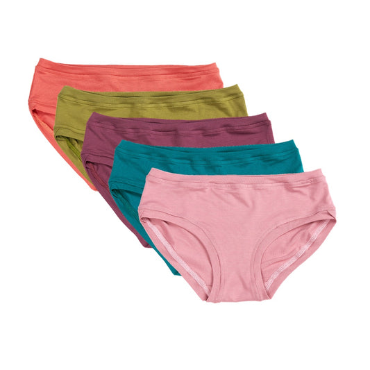 Pack of 5 Low Rise Pants ~ Colour Pop