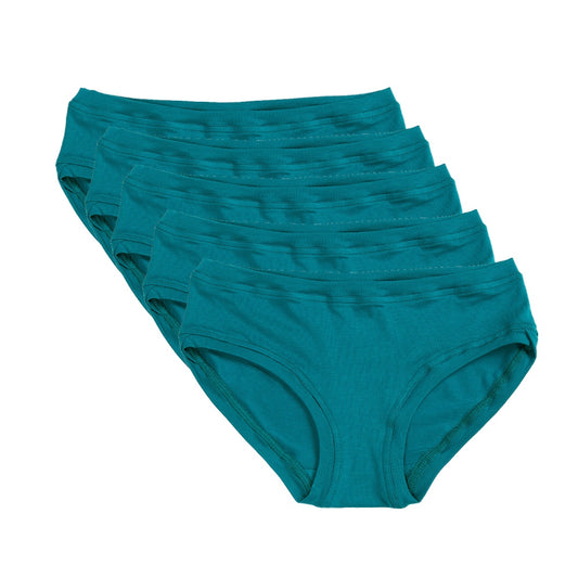 Pack of 5 Low Rise Pants ~ Teal