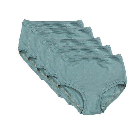 Pack of 5 Mid Rise Pants ~ Sage