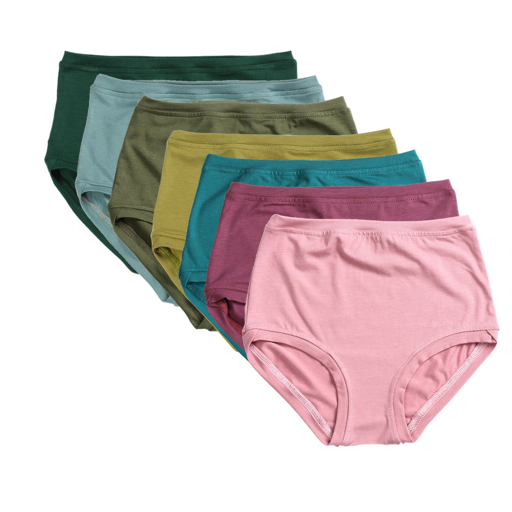 Pack of 7 Mid Rise Pants ~ Colour