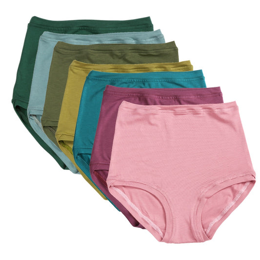 Pack of 7 High Rise Pants ~ Colour