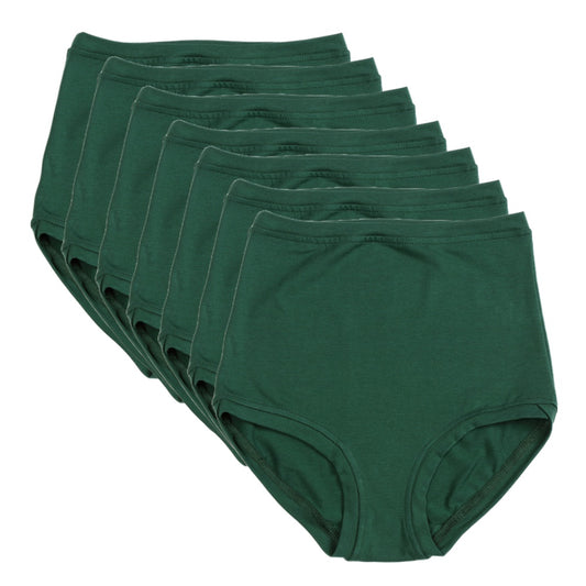 Lot de 7 pantalons taille haute ~ Émeraude