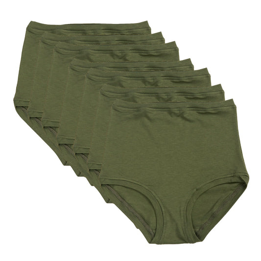 Pack of 7 High Rise Pants ~ Khaki