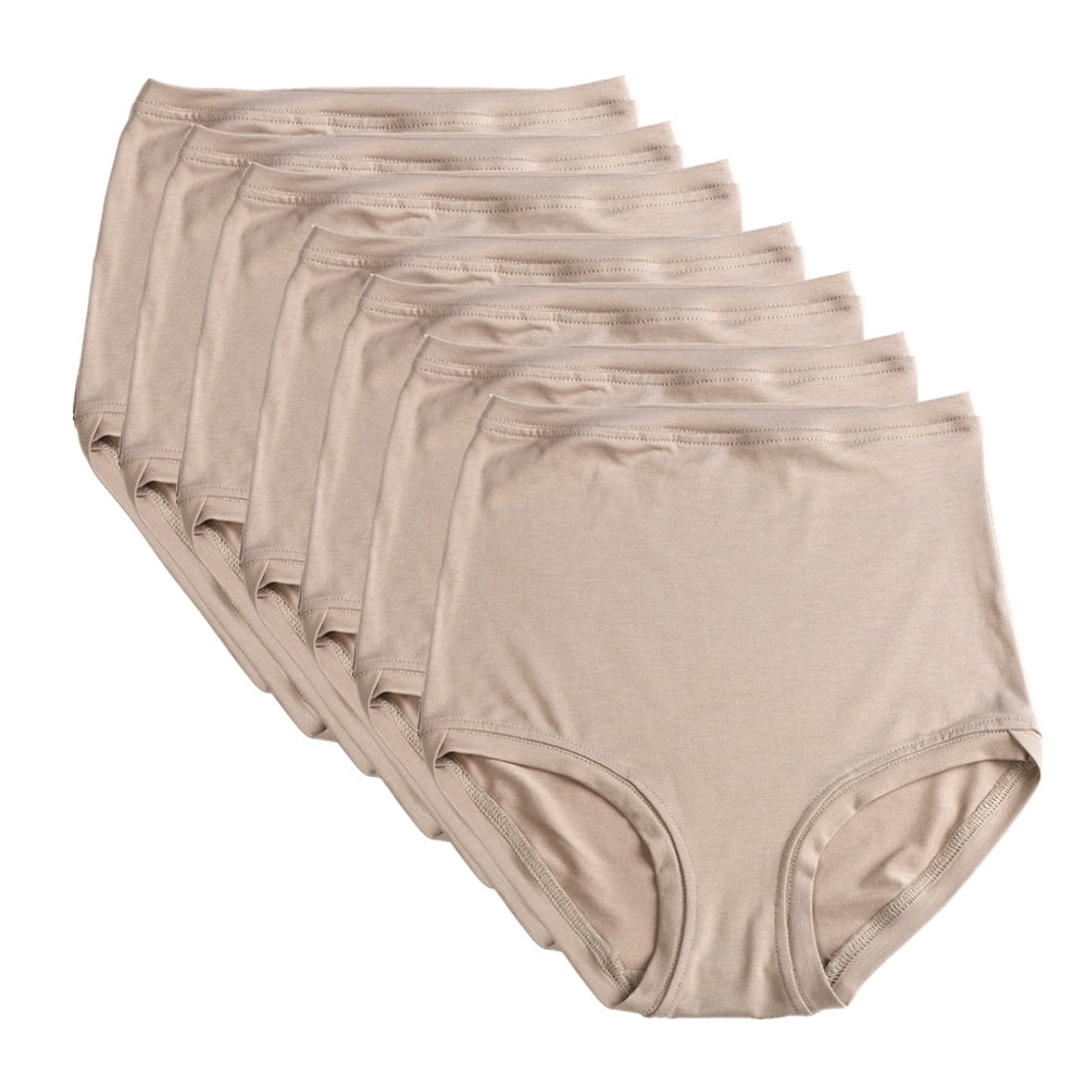 Pack of 7 High Rise Pants ~ Stone