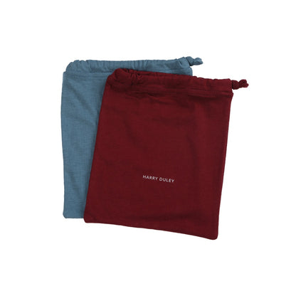 Strappy Vest & Pants Gift Bag ~ Bordeaux