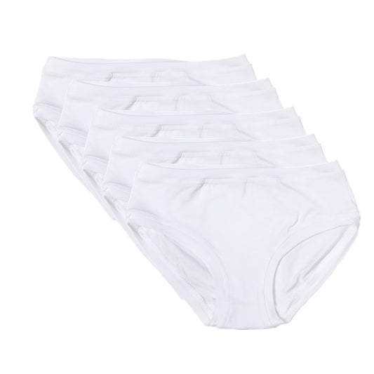 Lot de 5 pantalons taille basse ~ Blanc 