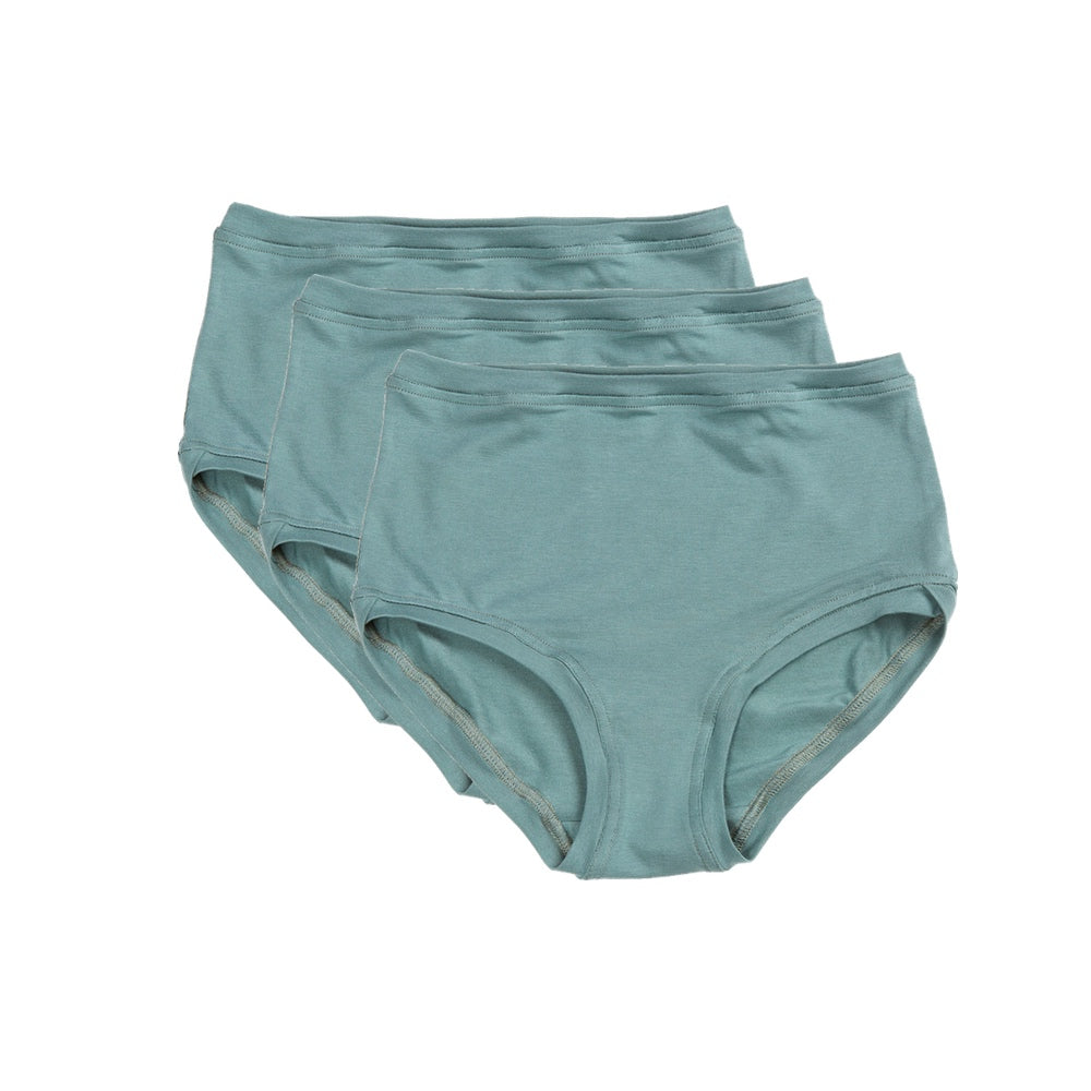 Pack of 3 Mid Rise Pants ~ Sage